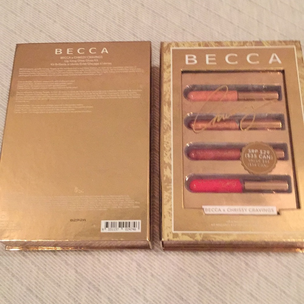 💋 BECCA Lip Glow Gloss Set. New. 💋 - Picture 2 of 7